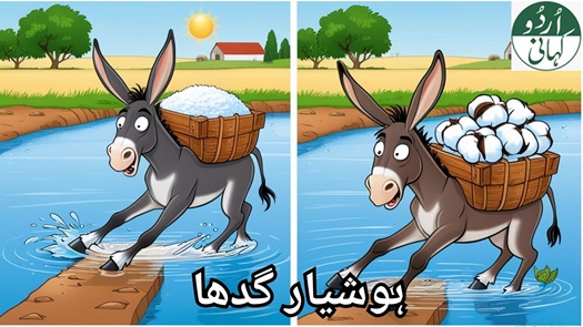 Short Urdu Story | ہوشیار گدھا | The Clever Donkey ہوشیار گدھا